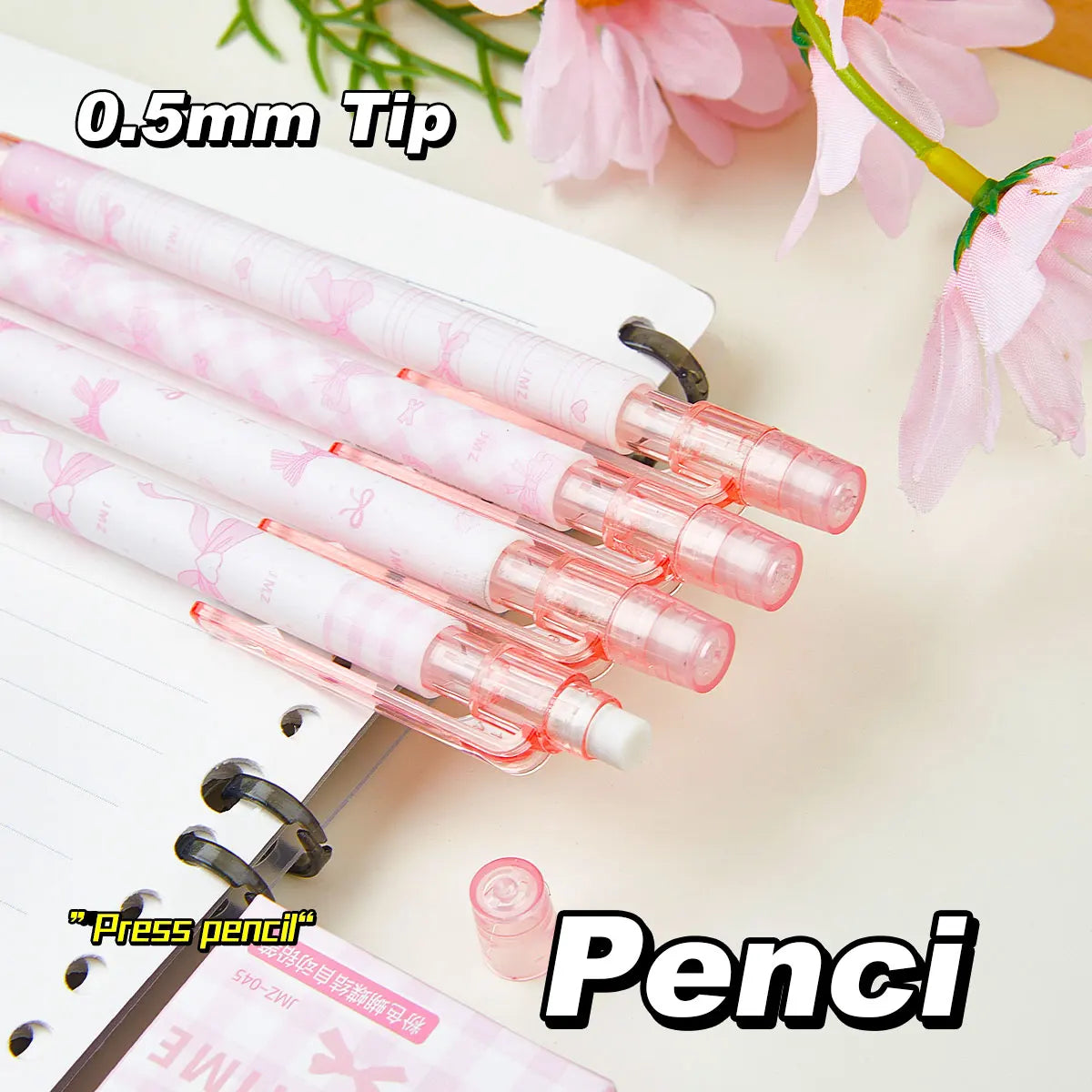 Coquette Bow Mechanical Pencil Set