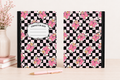 Pink Bow & Pencil Hardcover Composition Notebook