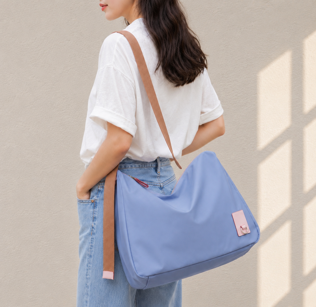 Everyday Luxe Oxford Hobo Shoulder Bag