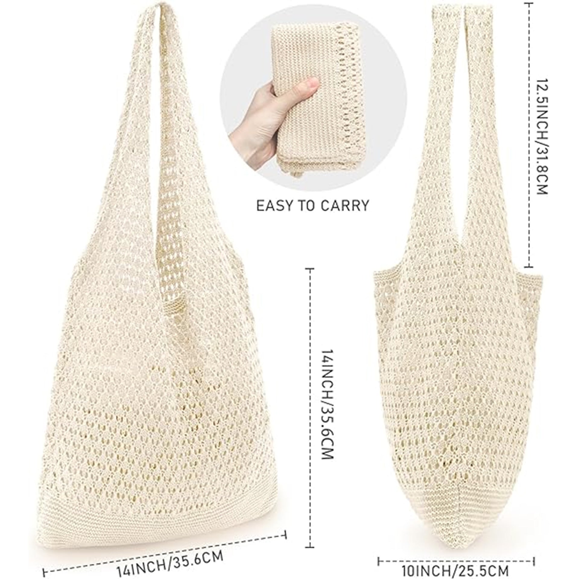 The Coastal Breeze Knit Hobo Bag