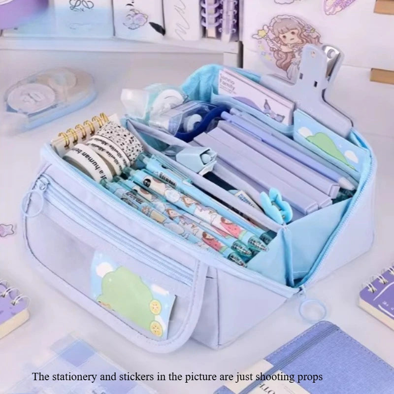 Large Capacity Pencil Case Organizer