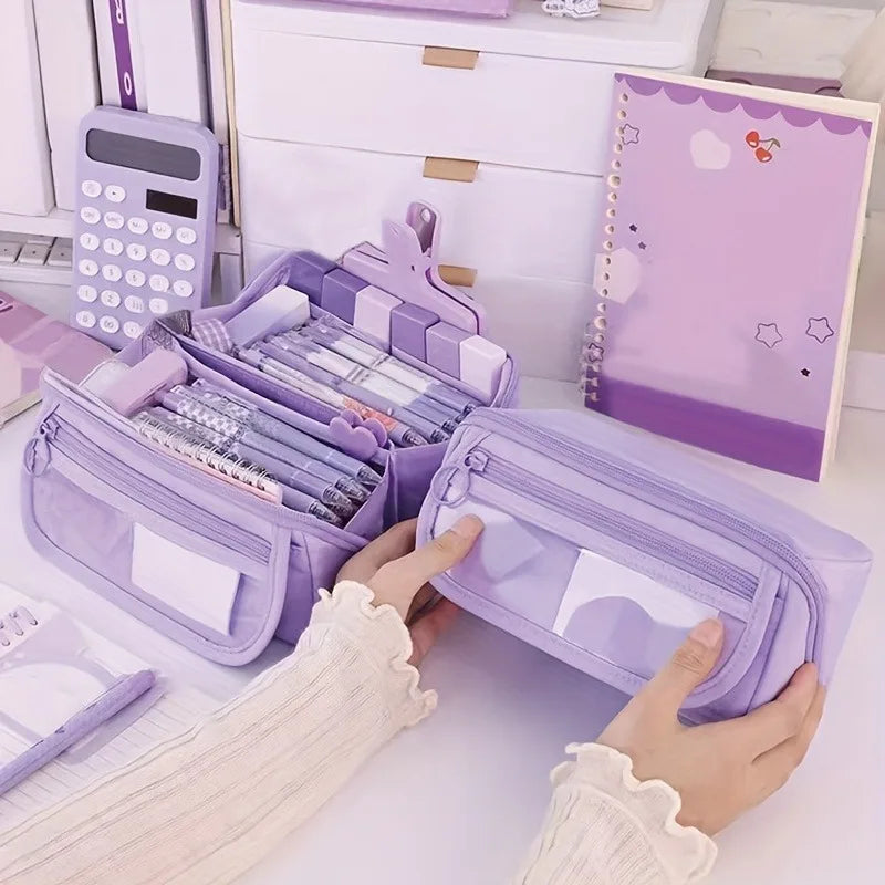 Large Capacity Pencil Case Organizer