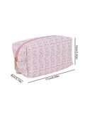 Coquette Quilted Cosmetic Bag