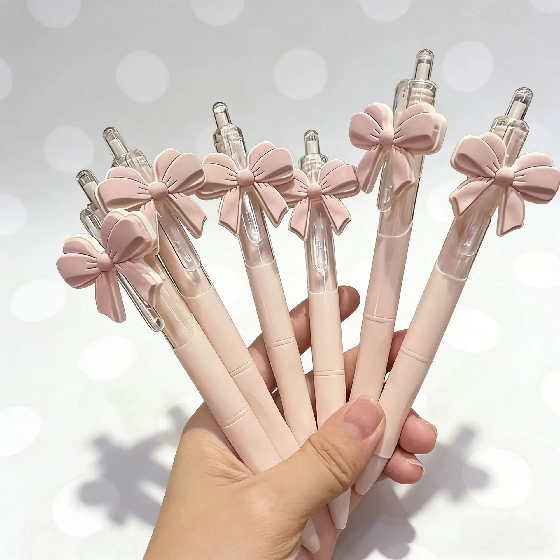 Coquette Bow Gel Pen Set (5 Pack)